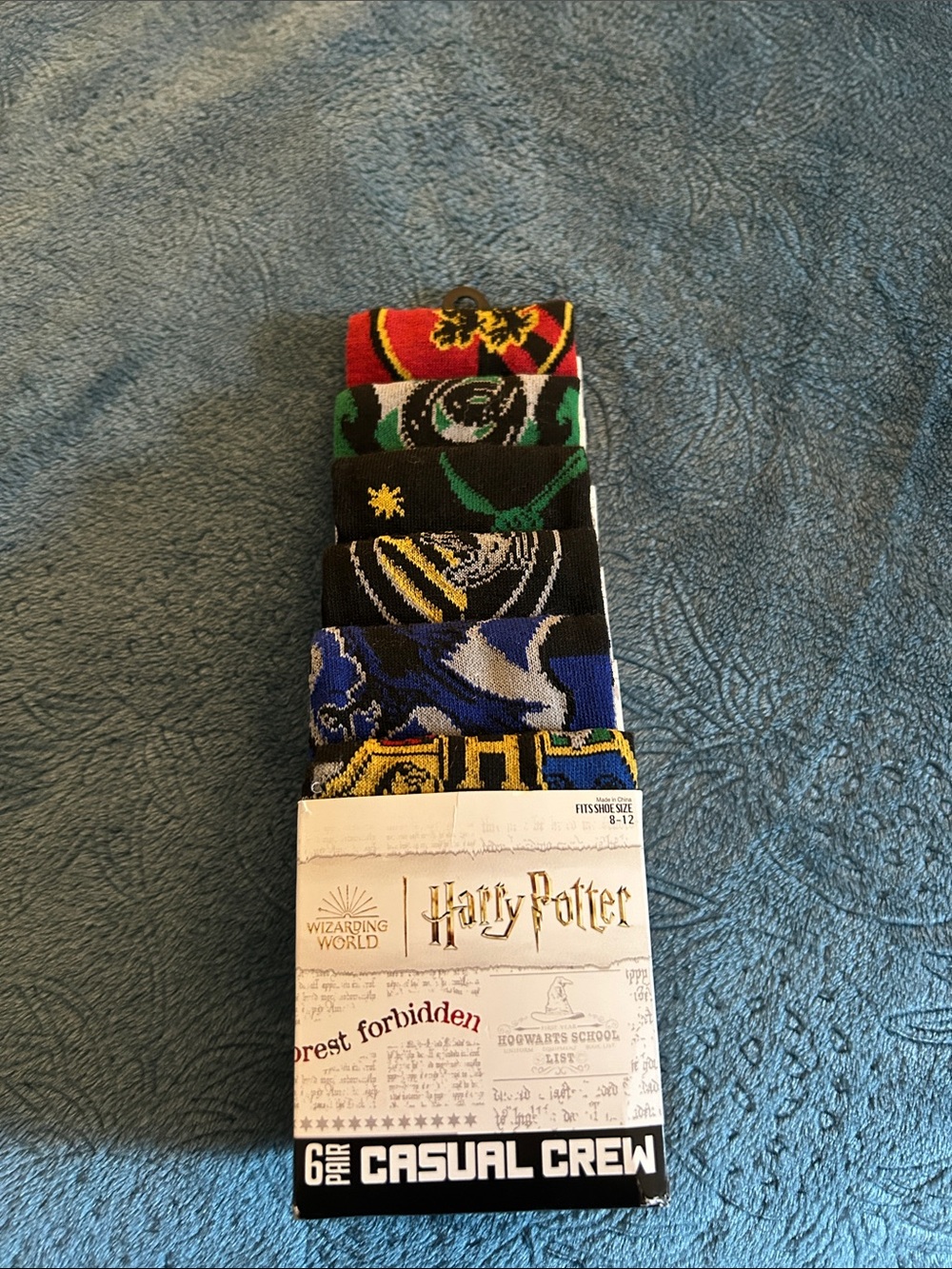 Harry Potter 6-Pack Men's Casual Crew Socks